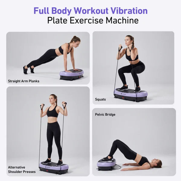 DeerRun® High-Power Full‑Body Vibration Plate Workout