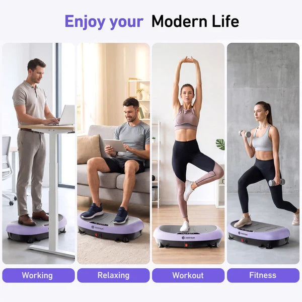 DeerRun® High-Power Full‑Body Vibration Plate Workout