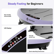 DeerRun® High-Power Full‑Body Vibration Plate Workout