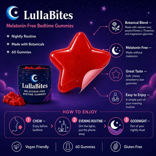 LullaBites Strawberry Star Gummies