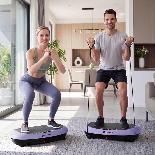 DeerRun® High-Power Full‑Body Vibration Plate Workout